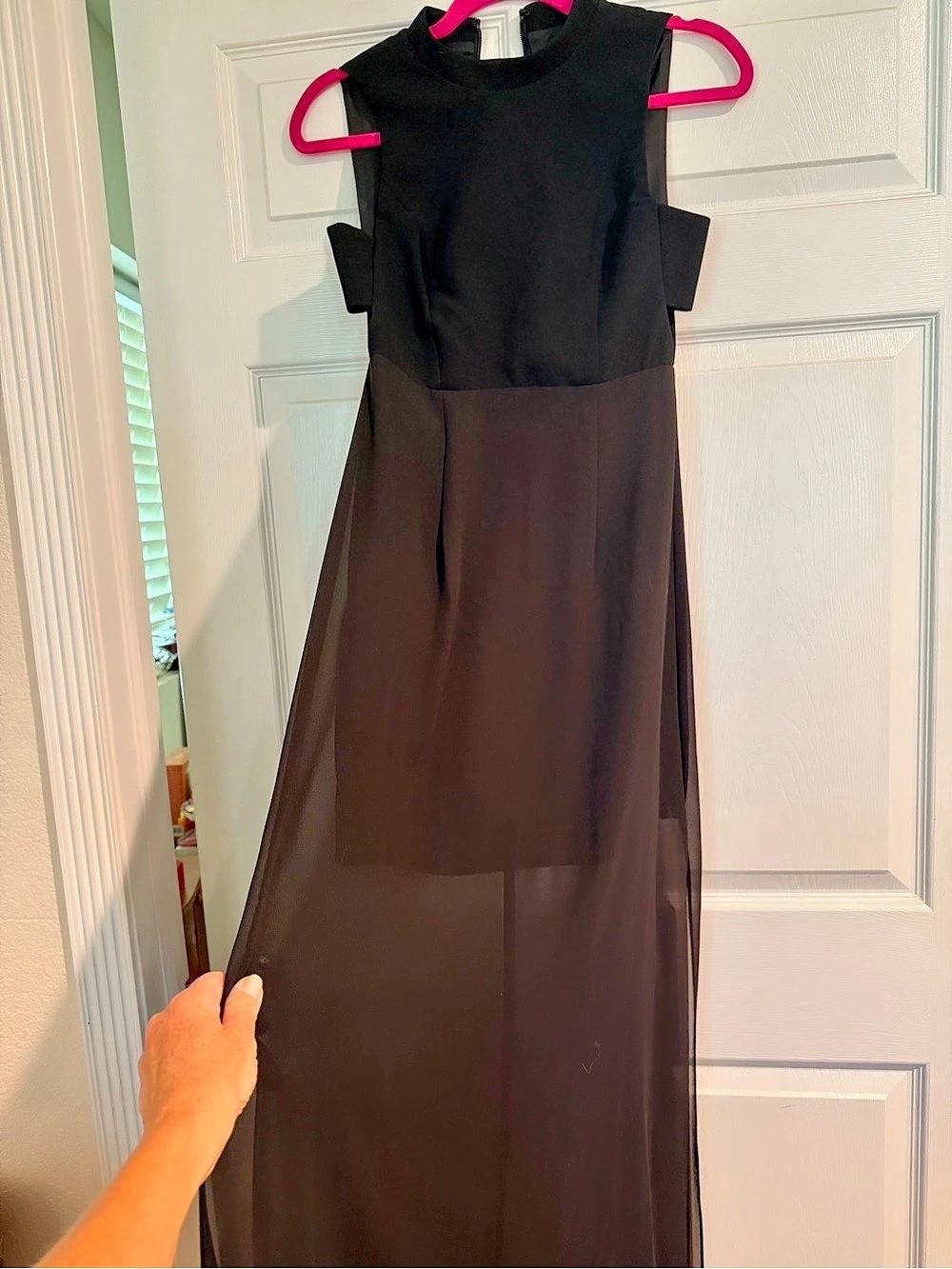BCBG Black Maxi Dress Like New